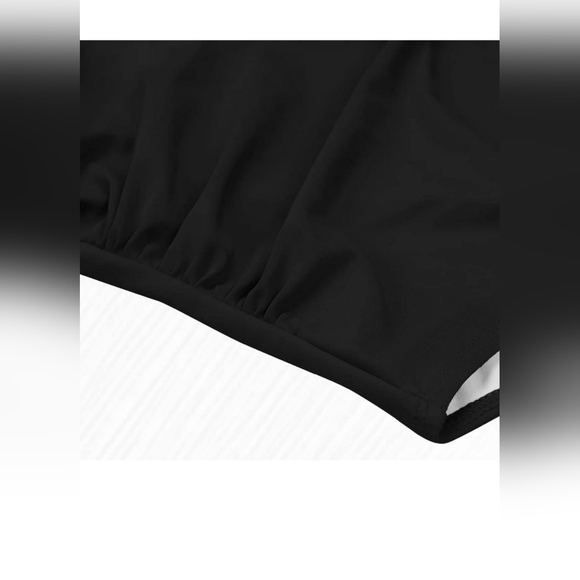 Eomenie Women's One Piece Swimsuit Tummy Control High Waisted Swimwear - Picture 4 of 6